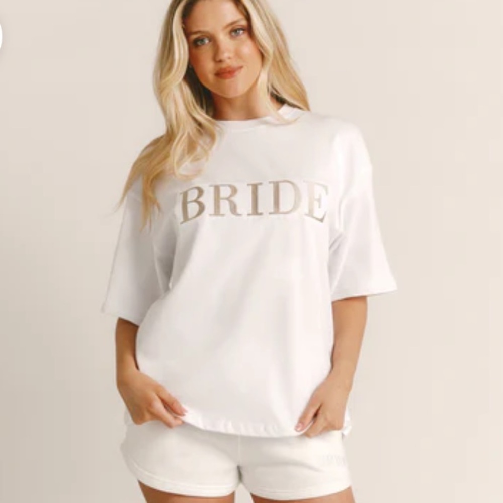 Six Stories BRIDE Statement Tee Size M